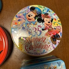 缶　ディズニー　イラスト　猫　雑貨 星　空き缶　花火　コペンハーゲン　大阪の画像