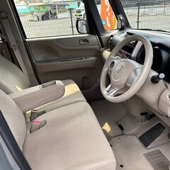 【総額コミコミ】広島発プライムゲート車検令和8年3月まで！H25年NBOX　GLパッケージ　左オートスライドドア　スマートキー　純正１４インチアルミホイール付の画像