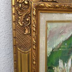 Yahoo!オークション - 【真作】絵画 作者不詳 サイン有 油彩8号