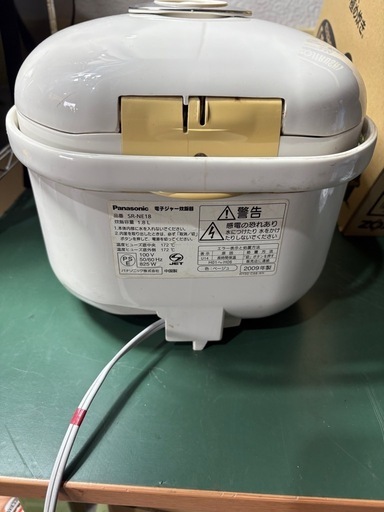 新品未使用】National 電子ジャー炊飯器 1升炊き SR-ME18 - メルカリ