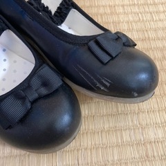 kp DECO ブラックフォーマルシューズ 19.0cmの画像