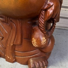 置物 七福神 縁起物 彫刻 木彫 木製の画像