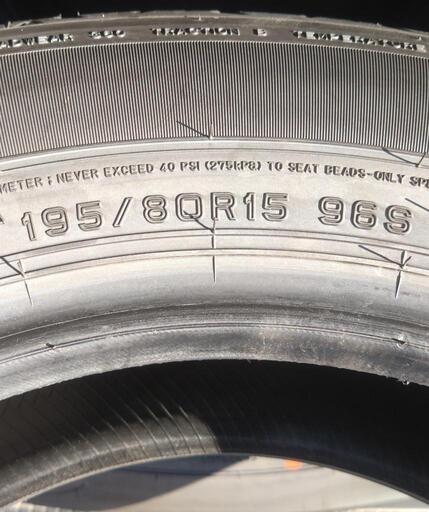 ジムニーシエラJB74W純正夏タイヤ新車脱がし195/80R15 4本セット
