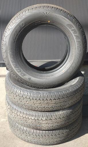 ジムニーシエラJB74W純正夏タイヤ新車脱がし195/80R15 4本セット