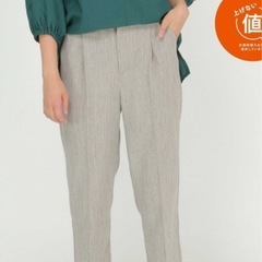 新品 ikka テーパードパンツ♪の画像