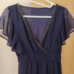 美品　結婚式パーティーワンピースの画像