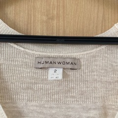 HUMAN WOMAN  サマーニットの画像