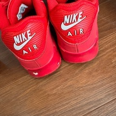 NIKE：AIR MAX：スニーカー：レッド：27.5cmの画像