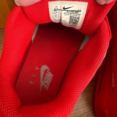 NIKE：AIR MAX：スニーカー：レッド：27.5cmの画像