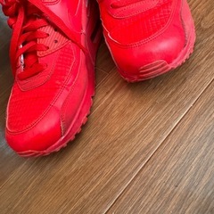 NIKE：AIR MAX：スニーカー：レッド：27.5cmの画像
