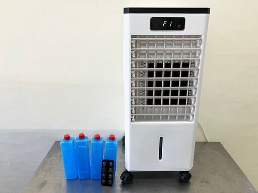 冷風機 札幌市限定 札幌市内配送可】冷風機 扇風機 保冷剤 省エネ リモコン付き 8L