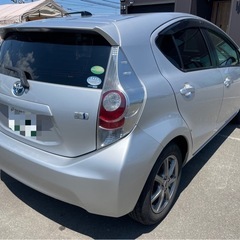 アクア　H26 ナビ　カメラ　ワンオーナー　走行距離少なめ　車検後お渡し　の画像