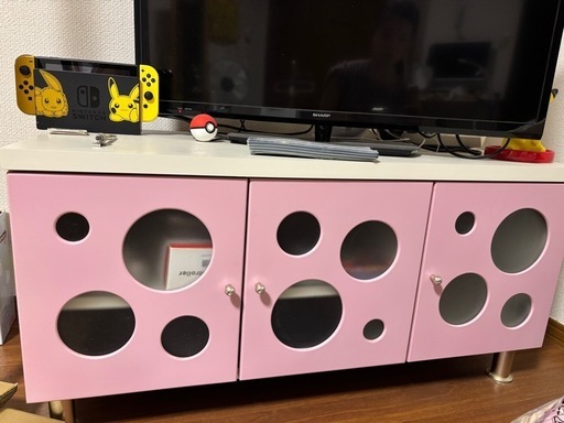 ER-120EX-OAK 完成品伸縮式テレビ台【アール-EARL】(コーナーTV