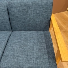 【トレファク神戸南店】コスパクリエーションの北欧木肘ソファ です‼︎【取りに来られる方限定】の画像