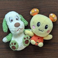ワンワンとうーたんのぬいぐるみ