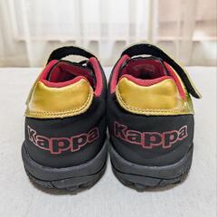 kappa フットサルシューズ ゴールド 23.5cmの画像