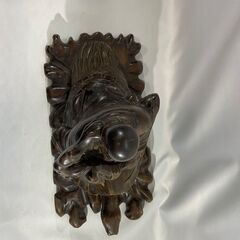 亀寿老人　置物　古美術の画像