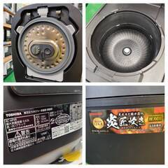 【愛品倶楽部柏店】東芝 TOSHIBA 2021年製 圧力IHジャー炊飯器 3.5合 RC-6PXR 炎 匠炊きの画像