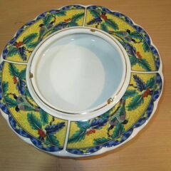大きい灰皿　鳥柄　和柄　２個セットの画像