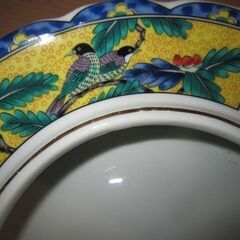大きい灰皿　鳥柄　和柄　２個セットの画像