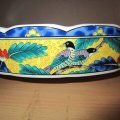 大きい灰皿　鳥柄　和柄　２個セットの画像