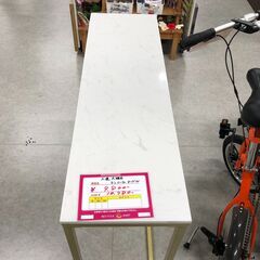 【ジ465】新品!! 当店組み立て☆ 人造大理石 コンソールテーブル (ma)の画像