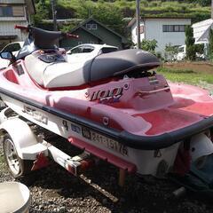3人乗りKawasaki　ジェット　水上バイクの画像