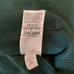 GAP グリーンカーディガンLサイズ　美品の画像