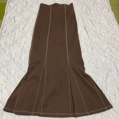 GRL 茶色🤎マーメイドスカート　Mサイズ