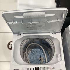 【家電1年保証】Hisense の2024年製　全自動洗濯機　5.5kgの画像
