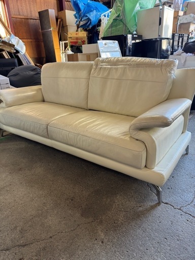 G0722   3人がけソファ　ソファー　黒ずみあり