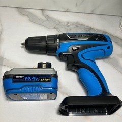 ☆値下げ☆O 2507-235 高儀 EARTH MAN 14.4V 充電式 2スピード ドリル&ドライバー DDR-144LiA 通電確認済み 中古美品の画像