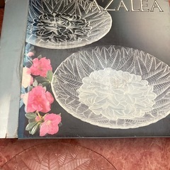 Y0708 ガラス大皿　アザレア　AZALEAの画像