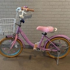 女の子　自転車　16インチ　ボンボンリボンちゃんの画像