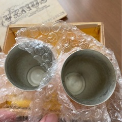 ２つセットのグラス　コップの画像