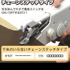 ポータブルハンディミシン
の画像