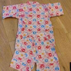 お祭り　甚平110　&　スイカTシャツ120 セットの画像