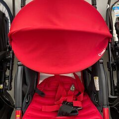 【リユースのサカイ野々市店】 ベビーカーB型 コンビ 赤 ※クリーニング済みの画像