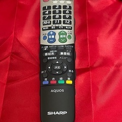 シャープAQUOS液晶テレビ　３２㌅　リモコン付　動作確認済
の画像