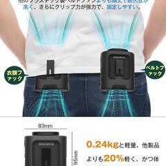 ベルトファン❣️腰掛け扇風機 4段階調節 13000RP 超強風 22時間動作の画像