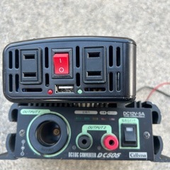 中古相場 以下 インバータ デコデコ DC24V→AC100V DC24V→DC12V 変換器の画像