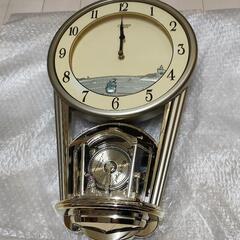 掛時計 からくり時計 動作確認済み オルゴール メロディ 