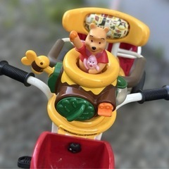 三輪車 自転車 プーさんの画像