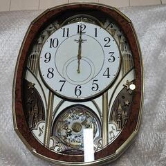 掛時計 からくり時計 動作確認済み オルゴール メロディ