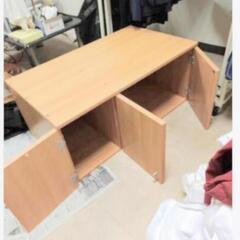 木製 収納家具 テレビ台 天袋収納 天井スペース ベンチ収納の画像
