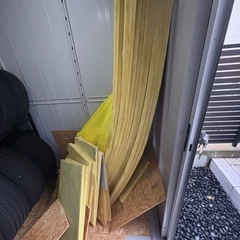受け渡し者決定　合板　断熱材　余ったの全てあげますの画像