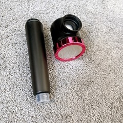 シャワーヘッド 節水 塩素除去 不純物除去 ミスト赤／黒の画像