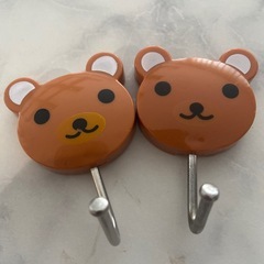 お取引中です　かなり磁力強力　キーをかけたり　どうぶつマグネット　フックつきの画像