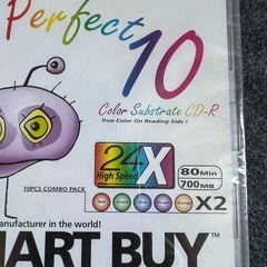 CD-R 700MB 10枚カラーケース入り　未使用　の画像
