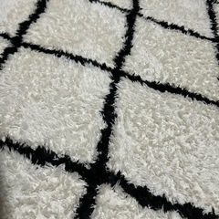 【セール中❣️】ニトリ　カーペット　やわらかシャギーラグ　200×240 クリーニング済みの画像